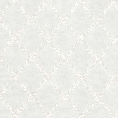 Stout Fabrics , Wausau Wausau, White color, Drapery Embroideries style type , pattern number  WAUS-1