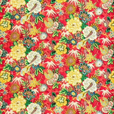 Stout Fabrics , Waxville Waxville, Red color, Multipurpose Print style type , pattern number  WAXV-1