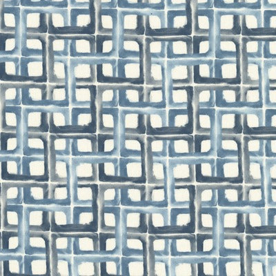 Stout Fabrics , Zucarri Zucarri, Blue color, Multipurpose Print style type , pattern number  ZUCA-1