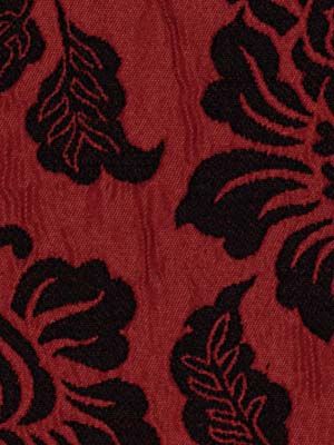 ROBERT ALLEN FABRICS-FLORAL OPULENCE -BLACKCHERRY