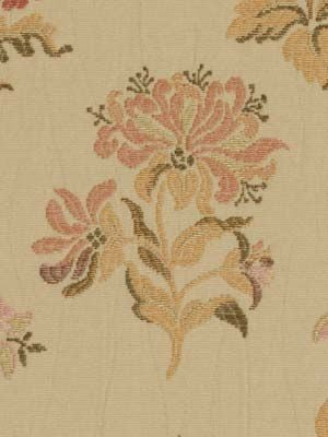 ROBERT ALLEN FABRICS-FLORAL MOTIF -CAMEO