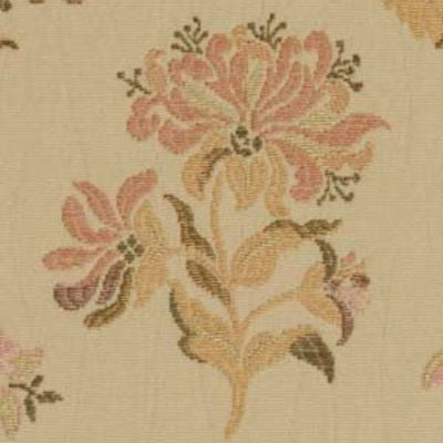 ROBERT ALLEN FABRICS-FLORAL MOTIF -CAMEO