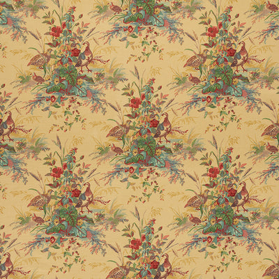 Schumacher Fabrics , a selection of fabrics such as velvet, damask, cotton, silk, linen and sheers.