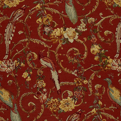 Schumacher Fabrics , a selection of fabrics such as velvet, damask, cotton, silk, linen and sheers.