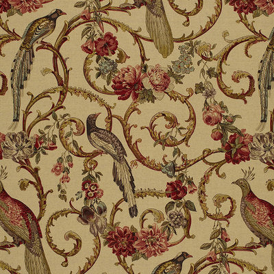 Schumacher Fabrics , a selection of fabrics such as velvet, damask, cotton, silk, linen and sheers.