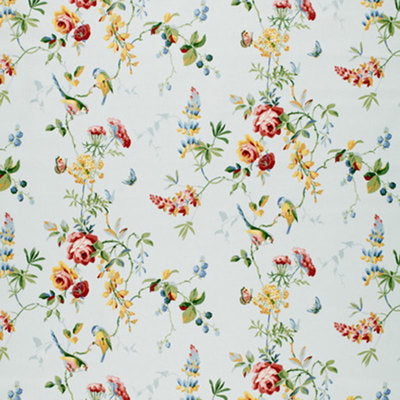 Schumacher Fabrics , a selection of fabrics such as velvet, damask, cotton, silk, linen and sheers.