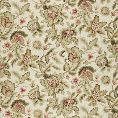 Schumacher Fabrics , a selection of fabrics such as velvet, damask, cotton, silk, linen and sheers.