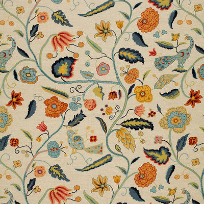 Schumacher Fabrics , a selection of fabrics such as velvet, damask, cotton, silk, linen and sheers.