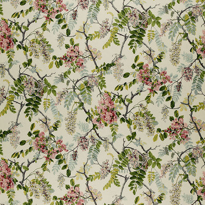 Schumacher Fabrics , a selection of fabrics such as velvet, damask, cotton, silk, linen and sheers.