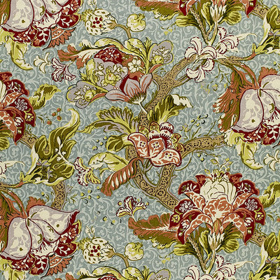 Schumacher Fabrics , a selection of fabrics such as velvet, damask, cotton, silk, linen and sheers.