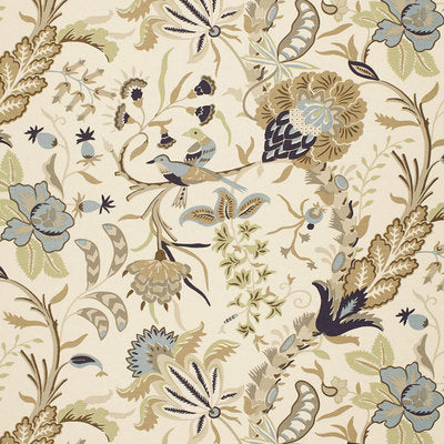 Schumacher Fabrics , a selection of fabrics such as velvet, damask, cotton, silk, linen and sheers.