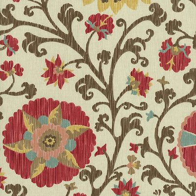 SCHUMACHER FABRICS -1327000-FERGANA EMBROIDERY PRINT