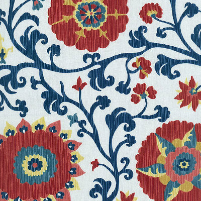 Schumacher Fabrics , a selection of fabrics such as velvet, damask, cotton, silk, linen and sheers.