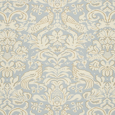 Schumacher Fabrics , a selection of fabrics such as velvet, damask, cotton, silk, linen and sheers.