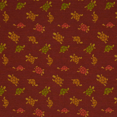 ROBERT ALLEN FABRICS-LITTLE TURTLES -MERLOT