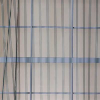 ROBERT ALLEN FABRICS-STRIPED NET -MALLARD