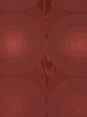 BEACON HILL FABRICS-ROUND PETAL -RHUBARB