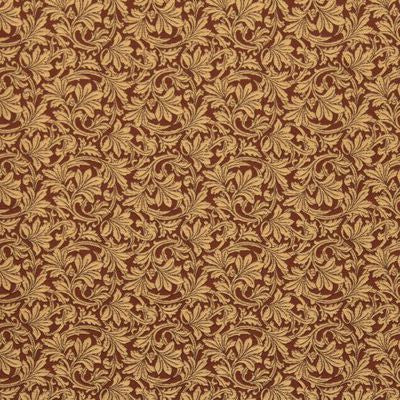 ROBERT ALLEN FABRICS-ROSWITHA -POMEGRANATE