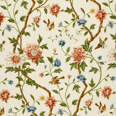 SCHUMACHER FABRICS -172441-SHANGTU FLORAL
