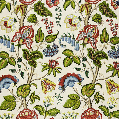 Schumacher Fabrics , a selection of fabrics such as velvet, damask, cotton, silk, linen and sheers.