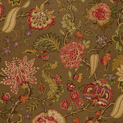 Schumacher Fabrics , a selection of fabrics such as velvet, damask, cotton, silk, linen and sheers.