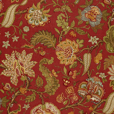 Schumacher Fabrics , a selection of fabrics such as velvet, damask, cotton, silk, linen and sheers.