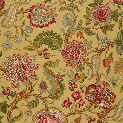 Schumacher Fabrics , a selection of fabrics such as velvet, damask, cotton, silk, linen and sheers.