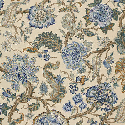 Schumacher Fabrics , a selection of fabrics such as velvet, damask, cotton, silk, linen and sheers.