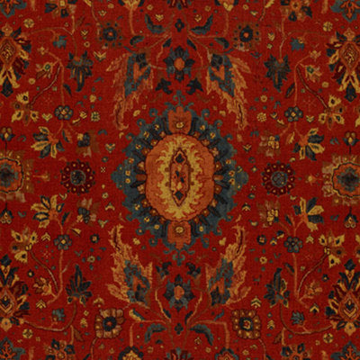 Schumacher Fabrics , a selection of fabrics such as velvet, damask, cotton, silk, linen and sheers.