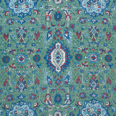 Schumacher Fabrics , a selection of fabrics such as velvet, damask, cotton, silk, linen and sheers.