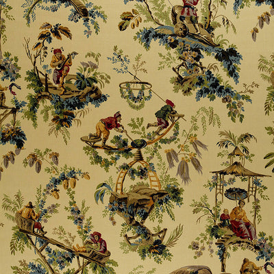 SCHUMACHER FABRICS -172850-PLAISIRS DE LA CHINE