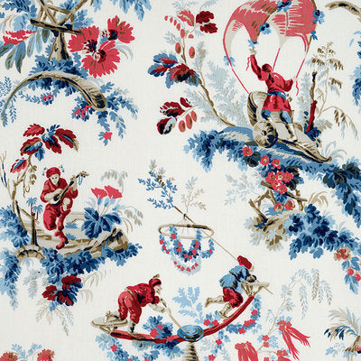 Schumacher Fabrics , a selection of fabrics such as velvet, damask, cotton, silk, linen and sheers.