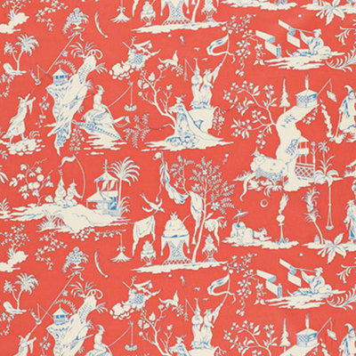 Schumacher Fabrics , a selection of fabrics such as velvet, damask, cotton, silk, linen and sheers.
