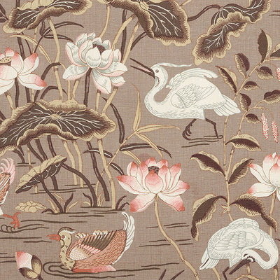 Schumacher Fabrics , a selection of fabrics such as velvet, damask, cotton, silk, linen and sheers.
