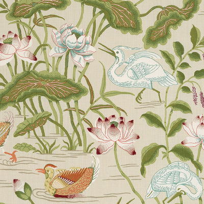 SCHUMACHER FABRICS -172936-LOTUS GARDEN