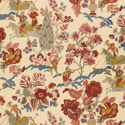 Schumacher Fabrics , a selection of fabrics such as velvet, damask, cotton, silk, linen and sheers.