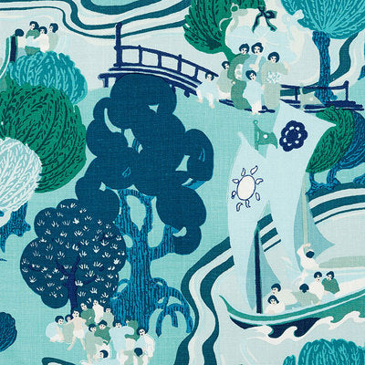Schumacher Fabrics , a selection of fabrics such as velvet, damask, cotton, silk, linen and sheers.