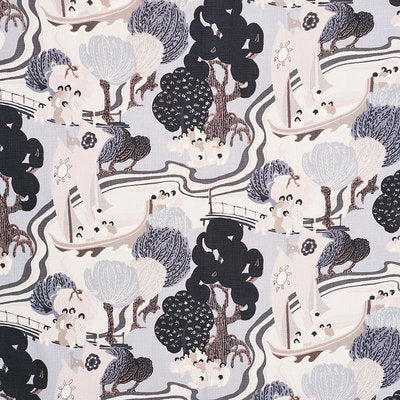 Schumacher Fabrics , a selection of fabrics such as velvet, damask, cotton, silk, linen and sheers.