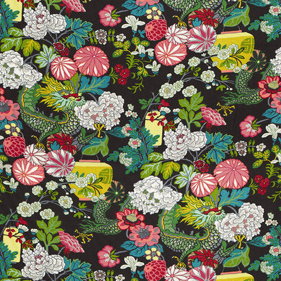 Schumacher Fabrics , a selection of fabrics such as velvet, damask, cotton, silk, linen and sheers.