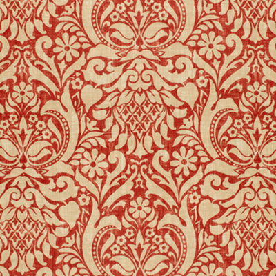 Schumacher Fabrics , a selection of fabrics such as velvet, damask, cotton, silk, linen and sheers.