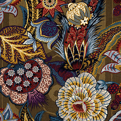 Schumacher Fabrics , a selection of fabrics such as velvet, damask, cotton, silk, linen and sheers.