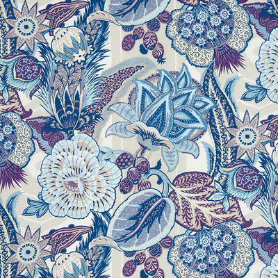Schumacher Fabrics , a selection of fabrics such as velvet, damask, cotton, silk, linen and sheers.
