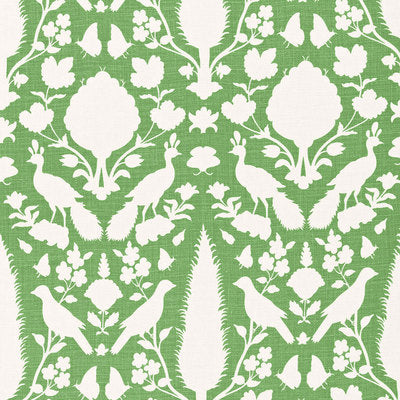 Schumacher Fabrics , a selection of fabrics such as velvet, damask, cotton, silk, linen and sheers.