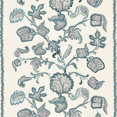 SCHUMACHER FABRICS -173610-PALAMPORE BLOCK PRINT