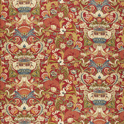 Schumacher Fabrics , a selection of fabrics such as velvet, damask, cotton, silk, linen and sheers.