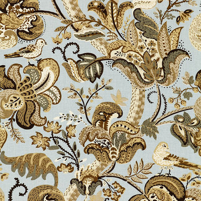 Schumacher Fabrics , a selection of fabrics such as velvet, damask, cotton, silk, linen and sheers.