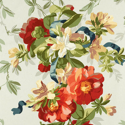 Schumacher Fabrics , a selection of fabrics such as velvet, damask, cotton, silk, linen and sheers.