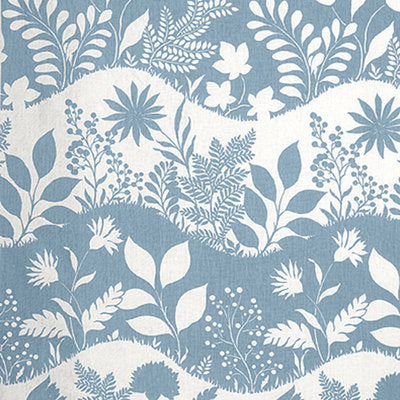 Schumacher Fabrics , a selection of fabrics such as velvet, damask, cotton, silk, linen and sheers.
