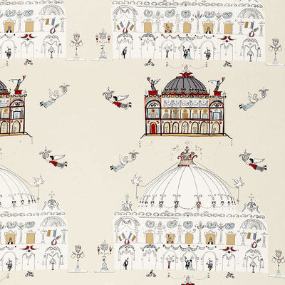 Schumacher Fabrics , a selection of fabrics such as velvet, damask, cotton, silk, linen and sheers.