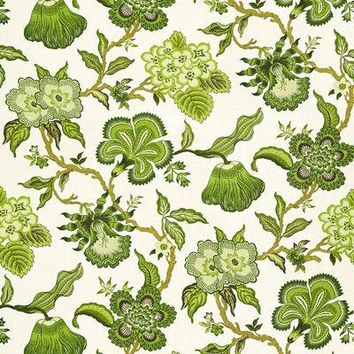 Schumacher Fabrics , a selection of fabrics such as velvet, damask, cotton, silk, linen and sheers.